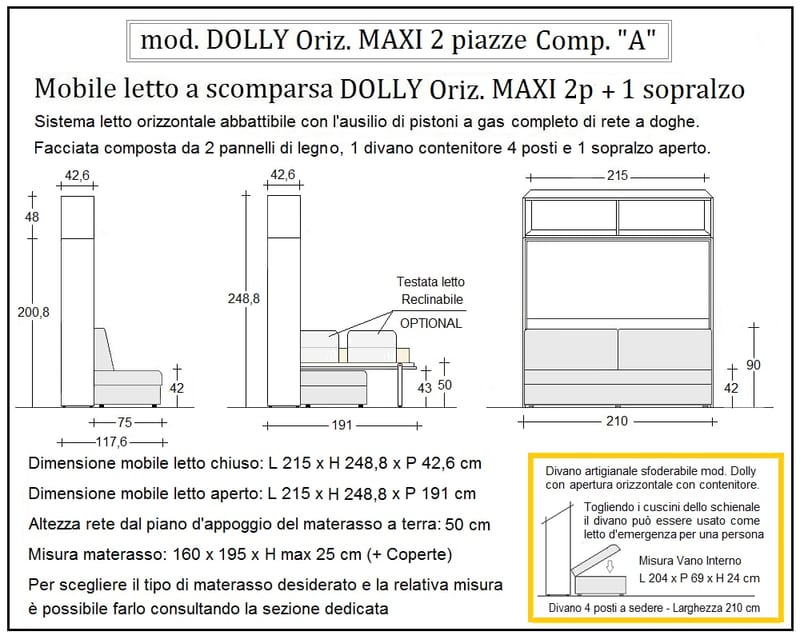 Mod. Dolly Orizzontale Composizione A by Nottiblu - Thumbnail 4