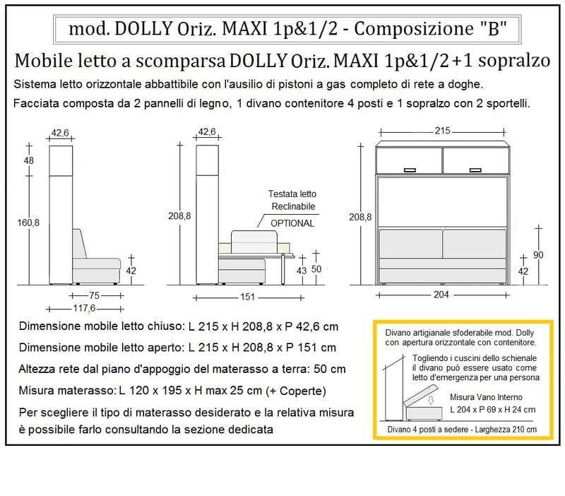 Mod. Dolly Orizzontale Composizione B by Nottiblu - Thumbnail 4
